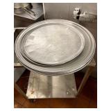 LOT OF PIZZA TRAYS