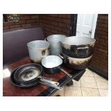 LOT ASSORTED POTS & PANS