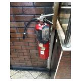 RED FIRE EXTINGUISHER