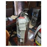 CHROME FIRE EXTINGUISHER