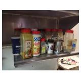 24" SS SHELF WITH SPICES