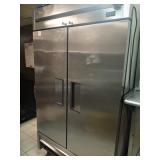 TRUE 2 SS DOOR SELF CONTAINED REFRIGERATOR T-43-HC