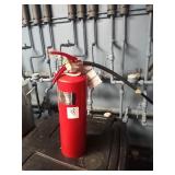 RED FIRE EXTINGUISHER