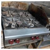 WOLF GAS COUNTERTOP 4 BURNER STOVE