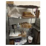 SS METRO RACK WITH CONTENTS