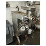 UNIVEX 30 QT MIXER WITH MEAT GRINDER ATTACHMENT
