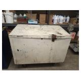 METAL GANG BOX WITH CONTENTS