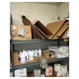 LARGE LOT OF PAPER GOODS & ASSORTED - NO RACKS