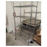 METRO RACK ON WHEELS - 36" X 18" SHELVES