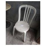 PLASTIC STACKABLE OUTDOOR CHAIRS