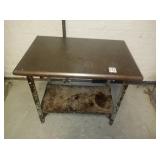 METAL TABLE 36" X 24" X 30"
