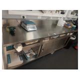 SS COUNTER WITH CABINET