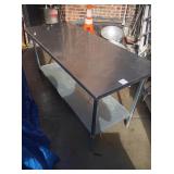 SS TABLE 72" X 30" X 35"