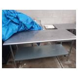 72" X 30" SS TABLE