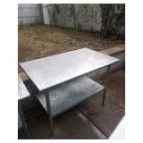 48" X 30" SS TABLE