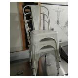 STACKABLE METAL CHAIRS