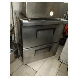 TRUE 27" SELF CONTAINED 2 DRAWER FREEZER TUC27F