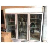 LIKE NEW BEVERAGE AIR 3 DOOR REFRIGERATOR