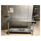60" X 24" SS TABLE