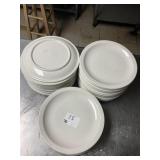 LOT OF 30 BUFFALO CHINA 9" PLATES