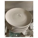 LOT OF 10 ROUND DINNER PLATES 12"