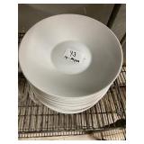 LOT OF 14 ROUND PLATES 12"