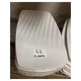 LOT OF 13 PLATTERS 16" X 9"