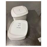 LOT OF 21 PLATES 7" X 9"