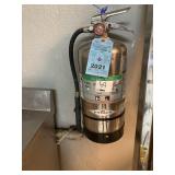 CHROME FIRE EXTINGUISHER