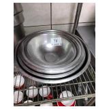 LOT OF 11 ASSORTED SS BOWLS