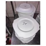 LOT OF 37 PLATES 9"