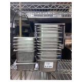 LOT OF 18 ASSORTED SS PANS