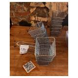 LOT OF 14 FRY BASKETS
