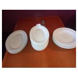 LOT OF 19 ASSORTED OVAL PLATES & PASTA PLATES