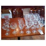 LOT OF 22 ASSORTED GLASSES