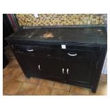 WOOD WAITER STAND 58" X 18" X 40" TALL