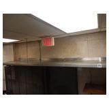 HANGING SS SHELF 116" X 24"