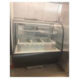 FEDERAL 50" CURVED GLASS HEATED DISPLAY CASE