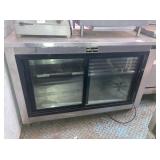 COOLTECH 4 FT SELF CONTAINED GLASS DOOR BACKBAR