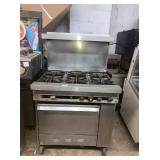 6 BURNER STOVE WITH OVEN