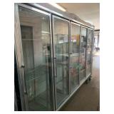 UNIVERSAL COOLERS 5 GLASS DOOR REMOTE REFRIGERATOR