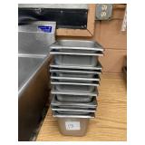 LOT OF 11 BAIN MARIE PANS