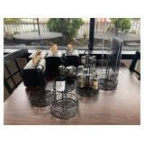 LOT OF NAPKIN & CONDIMENT HOLDERS