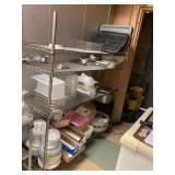 METRO RACK WITH CONTENTS