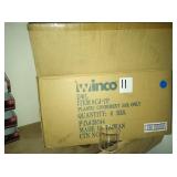 NEW CASE PLASTIC CONDIMENT JARS