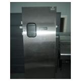 SS KITCHEN DOOR 35-1/2" X 83" - NO HINGE HARDWARE
