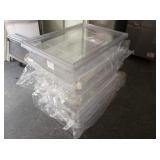 NEW 9 GAL PLASTIC BINS WITH LIDS