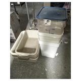 ASSORTED CAMBRO BINS