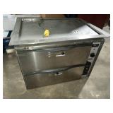APW WYOTT 2 DRAWER ELECTRIC BREAD WARMER