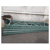 SECTION PALLET RACKS - 14 CROSSBARS 5 UPRIGHTS